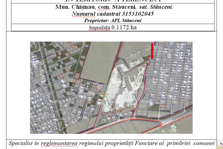 Anunț privind consultarea publică a proiectului de decizie - Primăria comunei Stăuceni